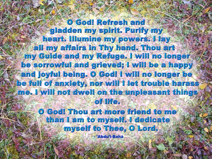 Refresh and Gladden my Spirit